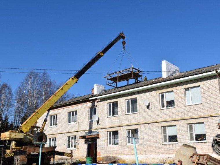 В Тотемском округе идёт ремонт многоквартирных домов по областной программе.