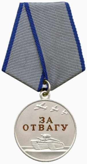 Тотьмич Андрей Воробьёв удостоен медали «За отвагу».