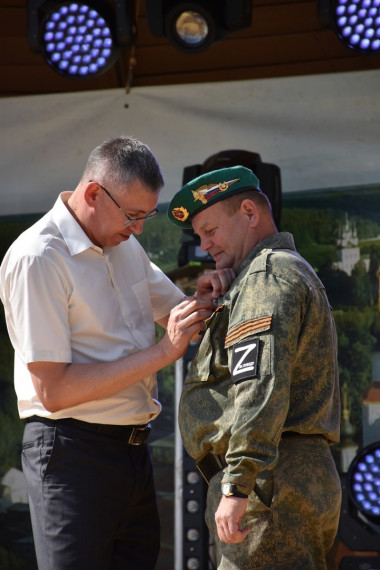 Тотьмич Андрей Воробьёв удостоен медали «За отвагу».